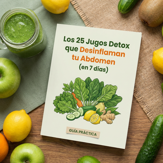 Los 25 Jugos Detox que Desinflaman tu Abdomen (en 7 días)